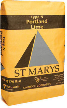 Show details for ST. MARYS PORTLAND LIME N BLEND - 66 Lbs - ORANGE BAG Picture of ST. MARYS PORTLAND LIME N BLEND - 66 Lbs - ORANGE BAG
