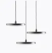 Picture of DISC PENDANT 100-230V BLACK TRI