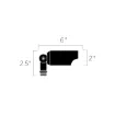 Picture of ACCENT 1-LT 12V TEXTURED ARCH BRONZE - K/15384AZT - BULB EXTRA