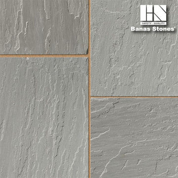 Picture of SqCut Flag DOVE GREY (Banas Grey) Natural Top