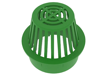 Show details for 6" ATRIUM GREEN GRATE Picture of 6" ATRIUM GREEN GRATE