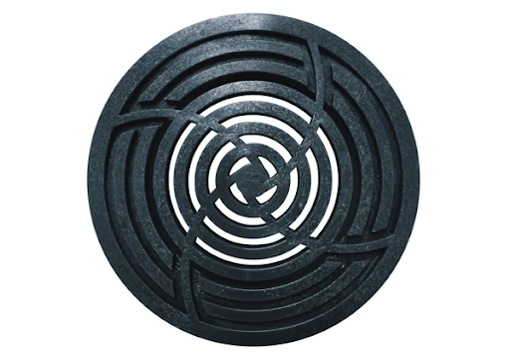 Picture of 7.68" ROUND BLACK GRATE