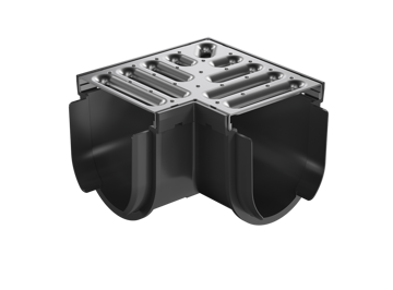 Picture of STORM DRAIN CORNER W/ STAINLESS STEEL GRATE