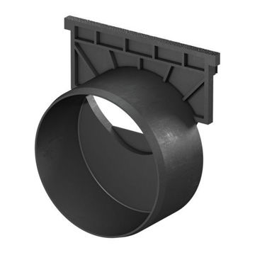 Show details for 4 in END OUTLET CAP for HEXALINE & DRAINLINE 100 Picture of 4 in END OUTLET CAP for HEXALINE & DRAINLINE 100