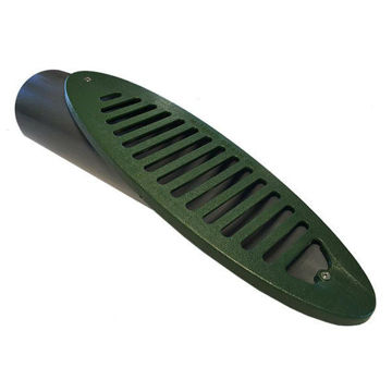 Show details for PVC 4 inch MITERED DRAIN GRATE - GREEN - MD/ 4CMD3-GN Picture of PVC 4 inch MITERED DRAIN GRATE - GREEN - MD/ 4CMD3-GN